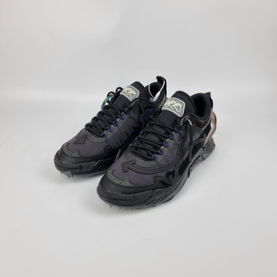 Pre-owned Off-white Odsy-2000 Black Leather Sneakers Fw22