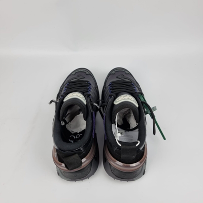 Pre-owned Off-white Odsy-2000 Black Leather Sneakers Fw22