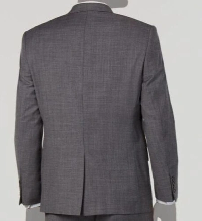 Pre-owned Lauren Ralph Lauren $450 Ralph Lauren Mens Gray Classic-fit Stretch Wool Blazer Coat Jacket Size 48r