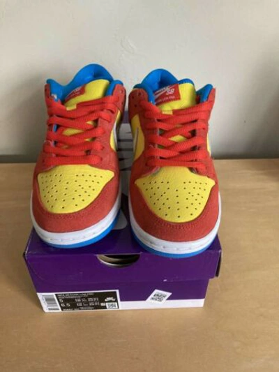 Pre-owned Nike Sb Dunk Low Bart Simpson In Hand Size 5