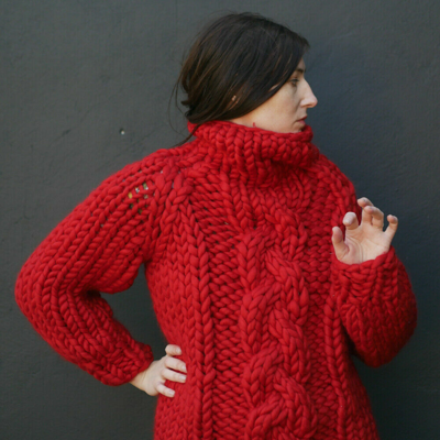 Pre-owned Panapufa Organic Chunky Knit Sweater Short Jumper Cardigan 100% Bio Merino Wool Us In Sand