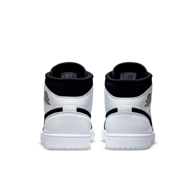 Pre-owned Jordan Air  Men 1 Mid Se Sneaker White / Black-multi-color Dh6933-100