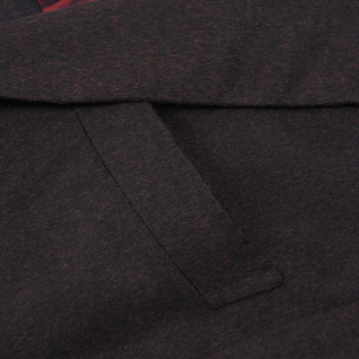 Pre-owned Kiton Soft-constructed 'natural Stretch' Cashmere Sport Coat 44r (eu 54) In Brown