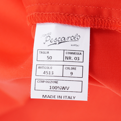 Pre-owned Marco Pescarolo Summer 2022 Lightweight Super 160s Wool Jacket M (eu 50) In Red
