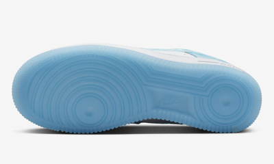 Pre-owned Nike Air Force 1 Low Nail Art Women's Size Dx2937-100 In White/celestine Blue-blue Chill