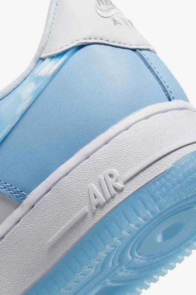 Pre-owned Nike Air Force 1 Low Nail Art Women's Size Dx2937-100 In White/celestine Blue-blue Chill