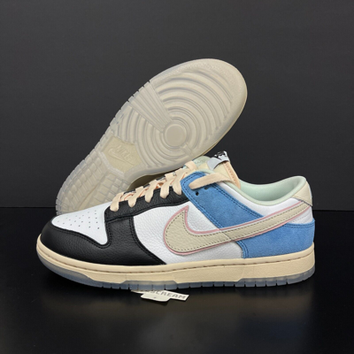 Pre-owned Nike Ds  Dunk Low Id 365 Unlocked By You Travis Ts Color Us 8 Jordan Aj1 Sb In White/blue