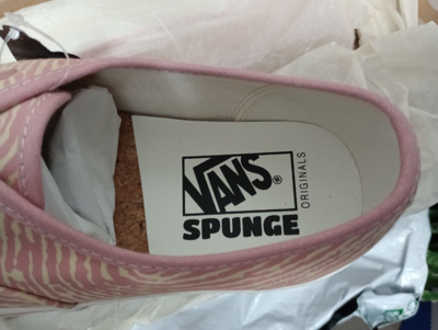 Pre-owned Vans Vault Og Authentic Lx Salehe Bembury Spunge Peppercorn Size 8 Rare In Hand In Pink