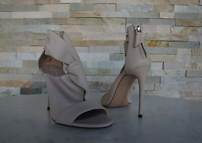 Pre-owned Casadei Ankle-strap High Heels Stiletto Skin-coloured In Beige