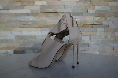 Pre-owned Casadei Ankle-strap High Heels Stiletto Skin-coloured In Beige