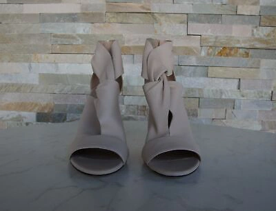 Pre-owned Casadei Ankle-strap High Heels Stiletto Skin-coloured In Beige