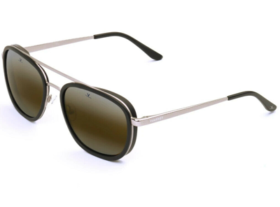 Pre-owned Vuarnet Sunglasses Vl210700027184 Vl2107 Edge 2107 Black/silver + Skilynx In Green
