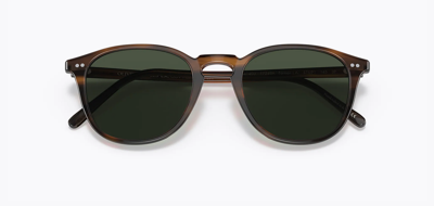 Pre-owned Oliver Peoples Brand 2022  Sunglasses Ov 5414su 17249a Forman L.a. Case Frame In Green