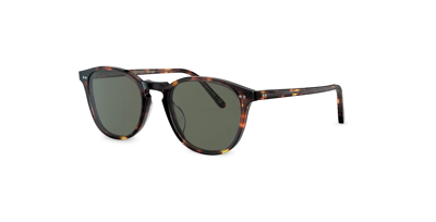Pre-owned Oliver Peoples Brand 2022  Sunglasses Ov 5414su 17249a Forman L.a. Case Frame In Green