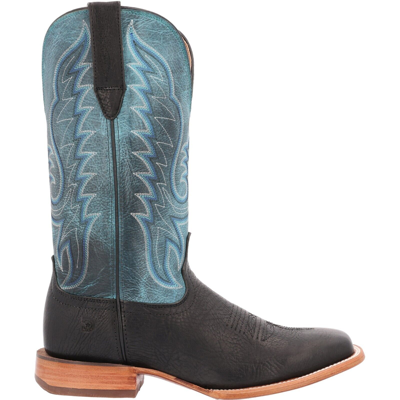 Pre-owned Durango Boots Durango® Arena Pro™ Black And Blue Lagoon Western Boots Ddb0413 - All Sizes In Dark Chestnut Black Onyx