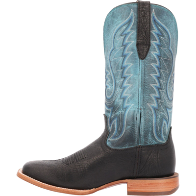 Pre-owned Durango Boots Durango® Arena Pro™ Black And Blue Lagoon Western Boots Ddb0413 - All Sizes In Dark Chestnut Black Onyx