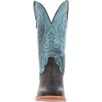 Pre-owned Durango Boots Durango® Arena Pro™ Black And Blue Lagoon Western Boots Ddb0413 - All Sizes In Dark Chestnut Black Onyx