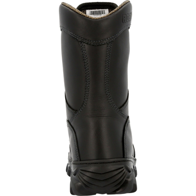 Pre-owned Rocky Women's Code Red Rescue Nfpa Rated Composite Toe Fire Boots Rkd0091 - In Black