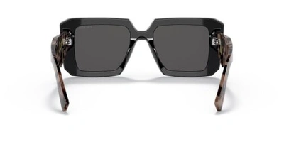 Pre-owned Prada Pr 23ys 1ab5s0 Black Havana Dark Grey Lens Women Sunglasses Authentic In Gray