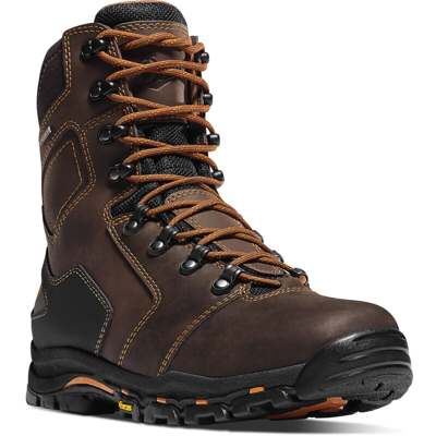 Pre-owned Danner ® Vicious 8" Composite Toe Waterproof Work Boots 13868 - All Sizes - In Brown