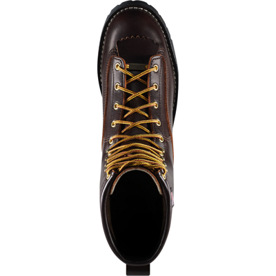 Pre-owned Danner ® Rain Forest Brown 8" Waterproof Work Boots 10600 - All Sizes -
