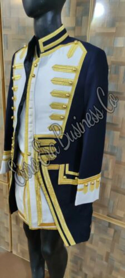 Pre-owned Euro Era Commodore Norrington Captain Frock Coat & Vest & Breaches & Bicorn Hat