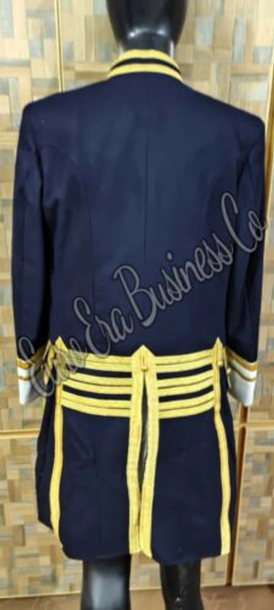 Pre-owned Euro Era Commodore Norrington Captain Frock Coat & Vest & Breaches & Bicorn Hat