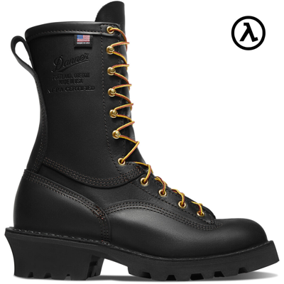 Pre-owned Danner ® Flashpoint Ii 10" All Leather Steel Shank Black 18102 - All Sizes -