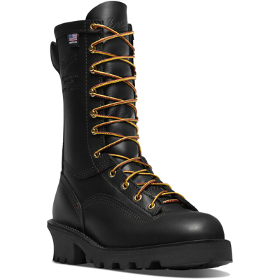 Pre-owned Danner ® Flashpoint Ii 10" All Leather Steel Shank Black 18102 - All Sizes -