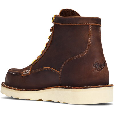 Pre-owned Danner ® Bull Run 6" & Plain Toe Eh Wedge Work Boots 15563 - All Sizes In Brown