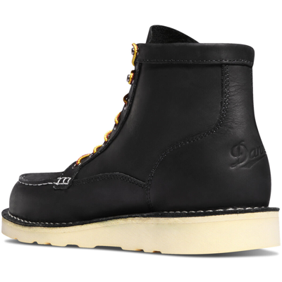 Pre-owned Danner ® Bull Run 6" & Plain Toe Eh Wedge Work Boots 15568 - All Sizes In Black