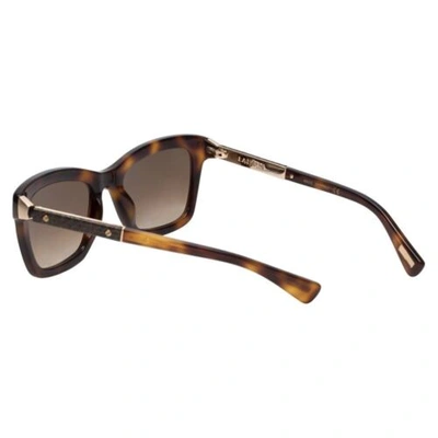 Pre-owned Lanvin Designer Sunglasses Havana Tortoise Gold/brown Gradient Sln673v-0752-52mm