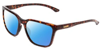 Pre-owned Smith Shoutout Unisex Retro Polarized Sunglasses In Tortoise Brown 57mm 4 Option In Blue Mirror Polar
