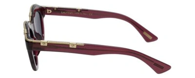 Pre-owned Lanvin Designer Sunglasses Crystal Purple/gold/non-polarized Grey Sln692-0d66-45