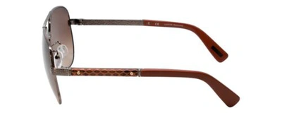 Pre-owned Lanvin Designer Sunglass Copper Bronze Snake Skin Brown Gradient Sln037v-448x-59