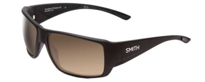 Pre-owned Smith Guide Choice Xl Sunglasses Matte Black&chromapop Polarized Gray Green 63mm In Multicolor