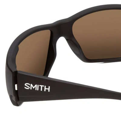 Pre-owned Smith Guide Choice Xl Sunglasses Matte Black&chromapop Polarized Gray Green 63mm In Multicolor