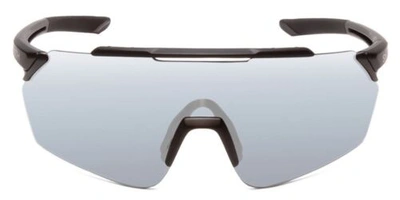 Pre-owned Smith Ruckus Wrap Semi-rimless Sunglasses Black/cp Platinum Mirror&ct Rose 99 Mm In Multicolor
