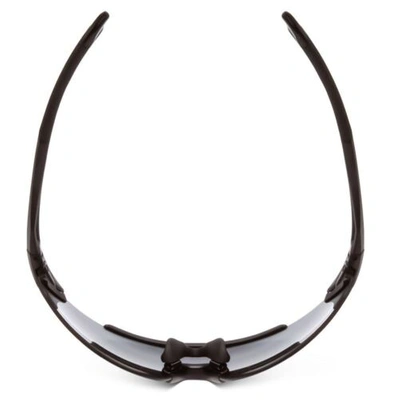 Pre-owned Smith Ruckus Wrap Semi-rimless Sunglasses Black/cp Platinum Mirror&ct Rose 99 Mm In Multicolor