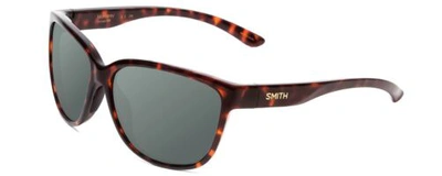Pre-owned Smith Monterey Women's Polarized Sunglasses 4 Options Cateye Tortoise Gold 58 Mm In Smoke Grey Polar