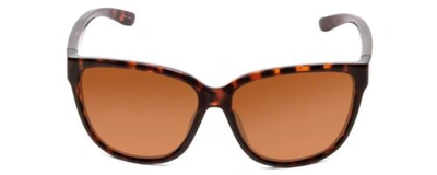 Pre-owned Smith Monterey Lady Cateye Sunglasses Tortoise Gold/cp Glass Polarize Brown 58mm In Multicolor