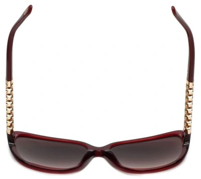 Pre-owned Chopard Designer Sunglasses Sch184s-0954 In Red With Brown-gradient Lens