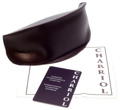 Pre-owned Charriol Designer Sunglasses In Brown Frame & Amber Lens (pc8060-c2)