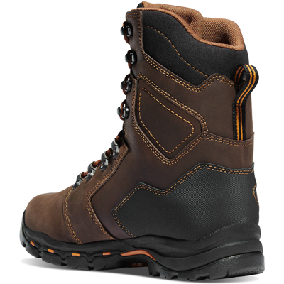 Pre-owned Danner ® Vicious 8" Composite Toe 400g Waterproof Work Boots 13874 - All Sizes In Brown