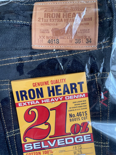 Iron Heart - 461S Boot Cut - 21oz Indigo– Dutil Denim
