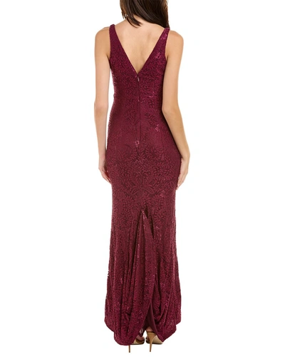 Shop Black By Bariano Valerie Gown In Red