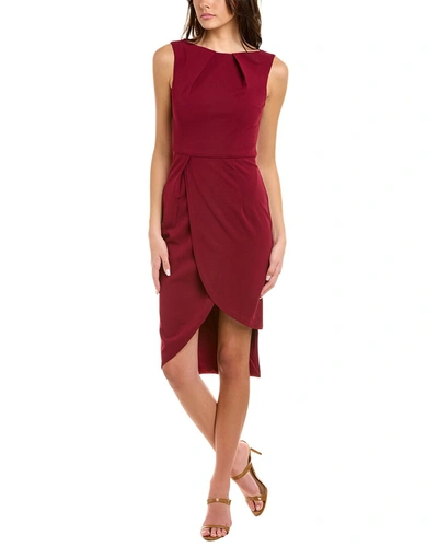 Shop Black By Bariano Daphne Midi Dress In Red