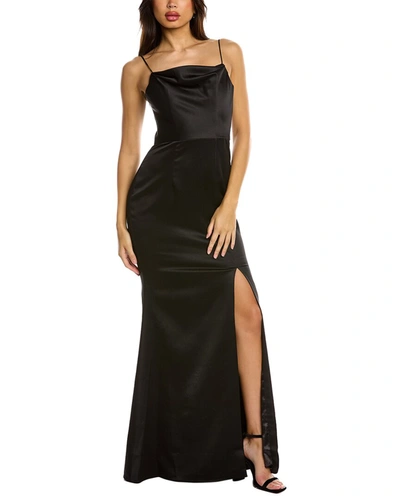 Shop Black By Bariano Lana Gown In Black
