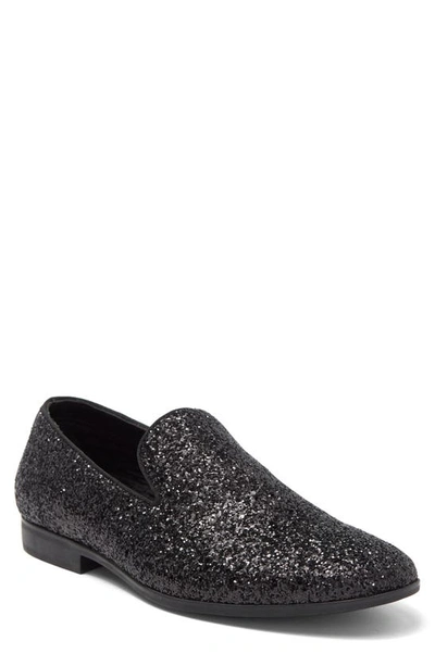 Shop Abound Ken Smoking Slipper Loafer In Black Glitter