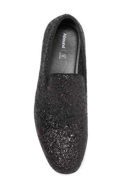 Shop Abound Ken Smoking Slipper Loafer In Black Glitter